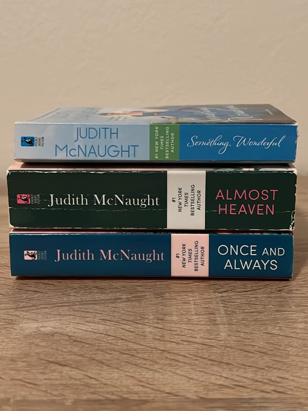 Judith McNaught Romance Book - Something Wonderful, Almost Heaven, Once & Always